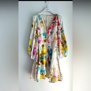 Zimmermann HALCYON PANELLED MINI DRESS